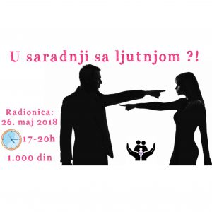 Radionica: U saradnji sa ljutnjom?! 26.05.2018 @ Београд | Србија